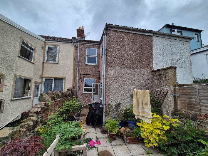 Rear of an altered terraced house previously surveyed